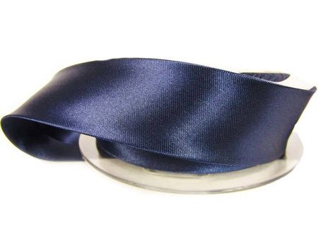 Lamówka 3cm atłasowa granat