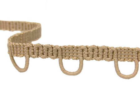 Taśma pętelkowa rzadka cielista