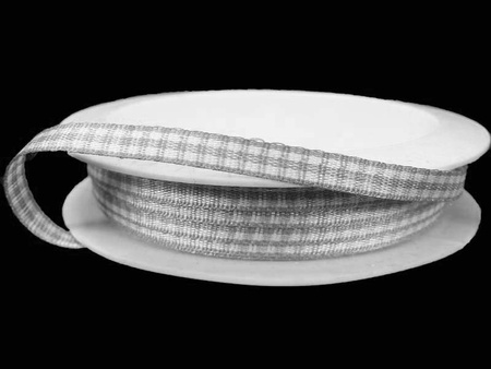 Wstążka 5mm PEPITO popielata