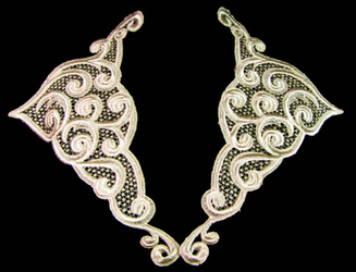 Kołnierzyk damski gipiura natural