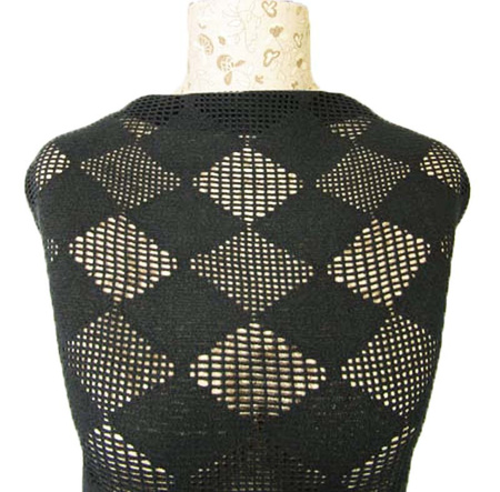 Koronka 170cm bawełniana czarna