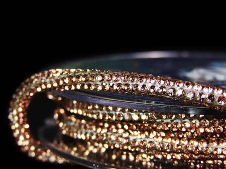 Sznurek 3mm cyrkoniowy miedziany