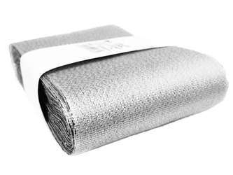 Wstążka 70mm lurex srebrna