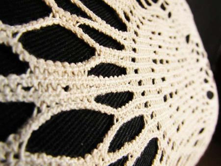 Koronka 170cm bawełniana ORNAMENT natural