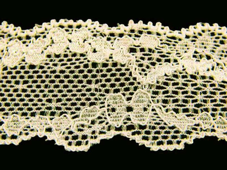 Koronka 3,5cm elastyczna ecru