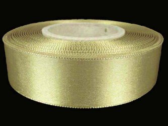 Wstązka 24mm atłas zimny beż