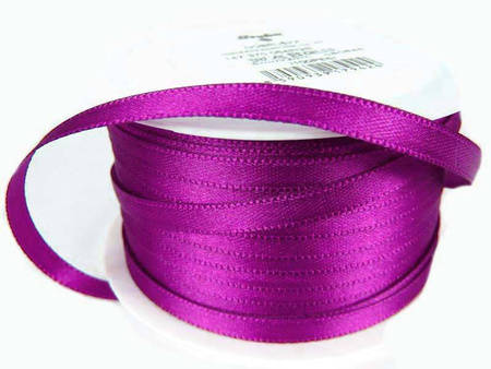 Wstążka 5mm atłas purpura