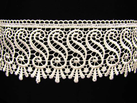 Koronka 9cm gipiurowa ecru
