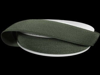 Taśma 15mm elastyczna ryps popiel