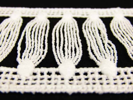 Wstawka 7cm gipiurowa poly ivory