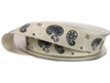 Wstążka 15mm tafta PAISLEY natural