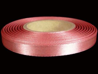 Wstążka 10mm atłas róż indyjski