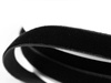 Aksamitka 9mm elastyczna czarna