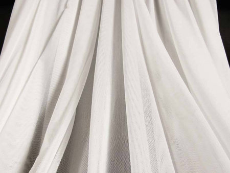Tiul elastyczny biały 150cm