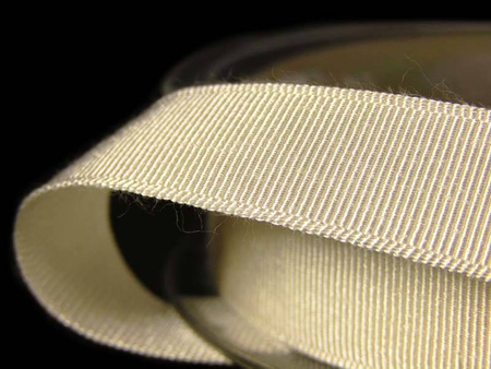Taśma 14mm ryps bawełniano-poliamidowa ecru
