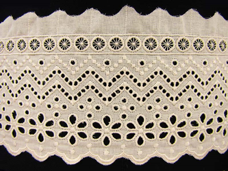 Koronka 11,5cm haft angielski natural