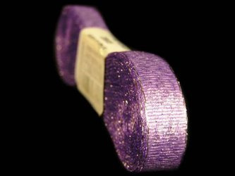 Wstążka 10mm lurex fiolet