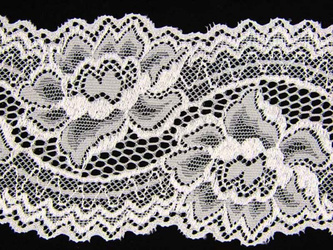 Wstawka 8cm elastyczna biała