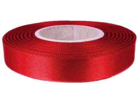 Wstążka 15mm atłas bordo