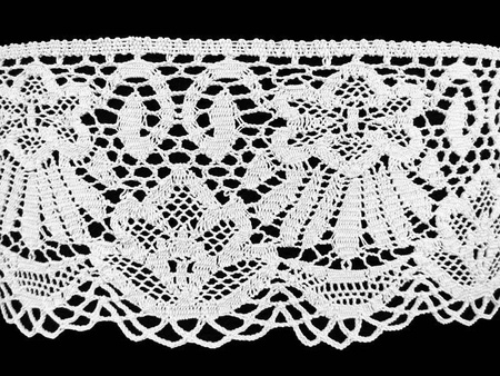 Koronka 12cm bawełniana biała