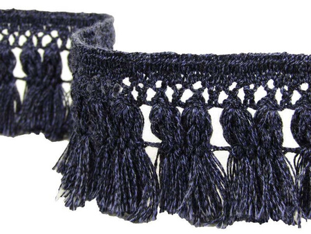 Taśma 4,5cm FRĘDZEL bawełna granat