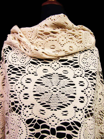 Koronka 170cm bawełniana ORNAMENT natural