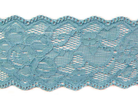 Wstawka 6,5cm elastyczna niebieska