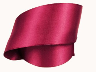 Wstążka 60mm atłas buraczek