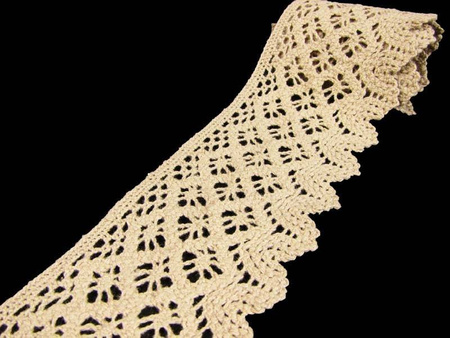Koronka 5,5cm bawełniana jasny beż