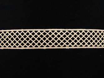 Wstawka 2,4cm gipiurowa bawełniana natural