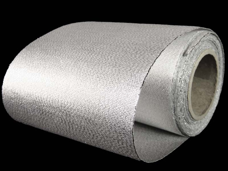 Wstążka 110mm lurex srebrna