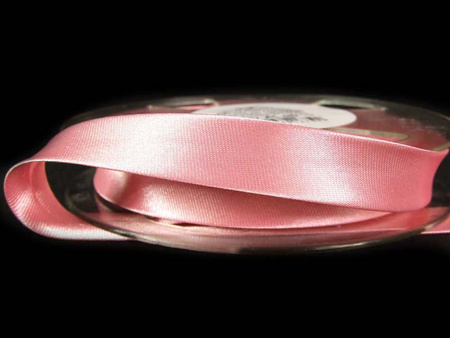 Lamówka 1,5cm atłasowa róż