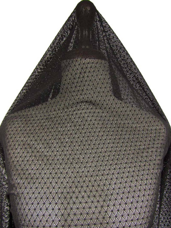 Tiul 150cm miękki ROMB z kropką czarny