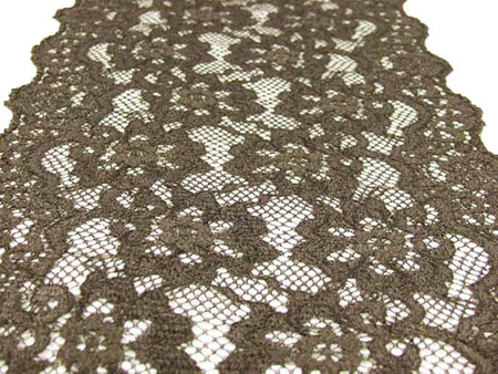 Wstawka 16cm elastyczna brązowa