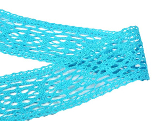 Wstawka 5,2cm bawełniana turkus