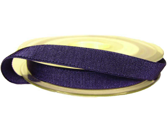 Taśma 10mm elastyczna atłas jasny granat