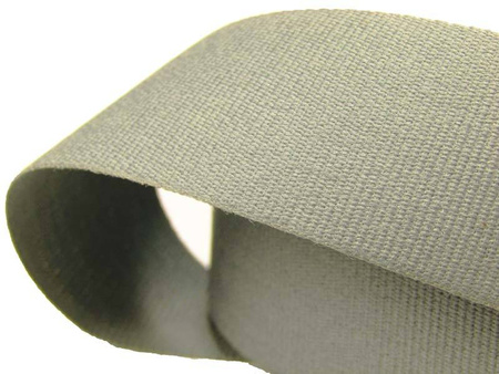 Taśma 30mm ryps bawełniana popiel