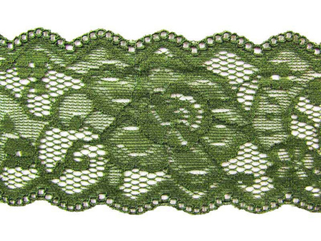 Wstawka 6,5cm elastyczna khaki