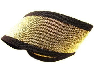 Guma 50mm tkana lurex czarno_złota