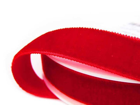 Aksamitka 16mm czerwona