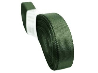 Wstażka 9mm tafta popiel stalowy