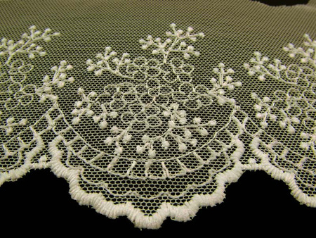 Koronka 9,5cm tiulowa ivory