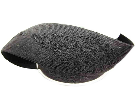 Guma 38mm tkana ORNAMENT czarna