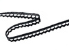 Koronka 0,9cm bawełniana czarna