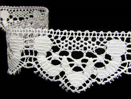 Koronka 5cm bawełniana biała
