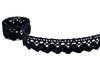 Koronka 2,2cm bawełniana czarna