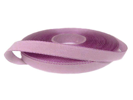 Taśma 12mm bawełniano-wiskozowa fiolet wrzosowy
