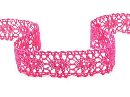 Koronka 3,2cm bawełniana amarant