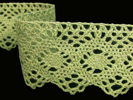 Koronka 4,7cm bawełniana oliwka