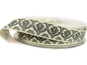 Wstążka 15mm tafta BAROQUE natural